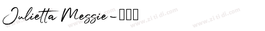 Julietta Messie字体转换